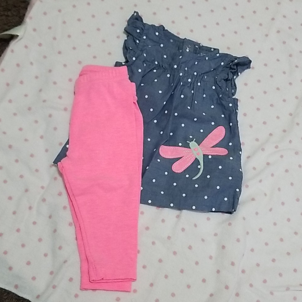 2pc baby girl outfit
